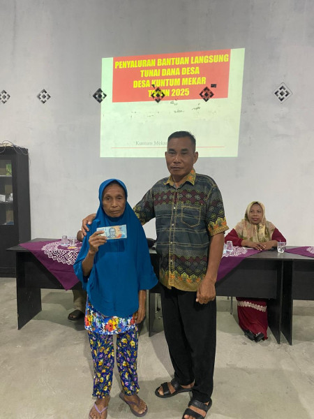 Penyaluran BLT-DD Triwulan I Tahun 2025