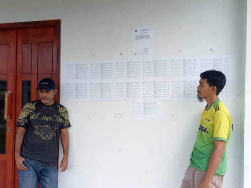 PENGUMUMAN DATA FISIK DAN DATA YURIDIS